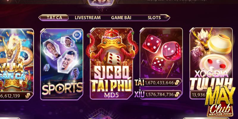 Thông tin về Tài xỉu Md5 tại cổng game Mayclub