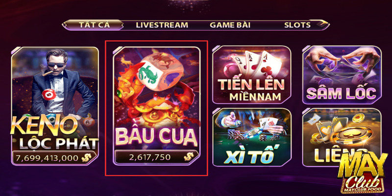 Bầu cua Mayclub là cơ hội để người chơi nhận thưởng khủng