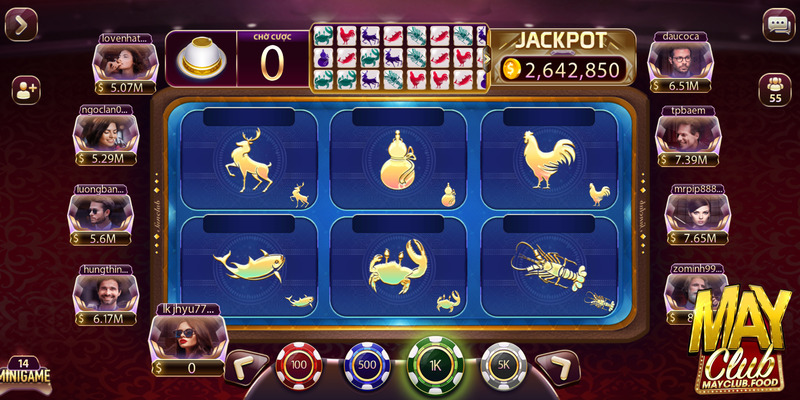 Bầu cua Mayclub là một trong những game được nhiều người yêu thích