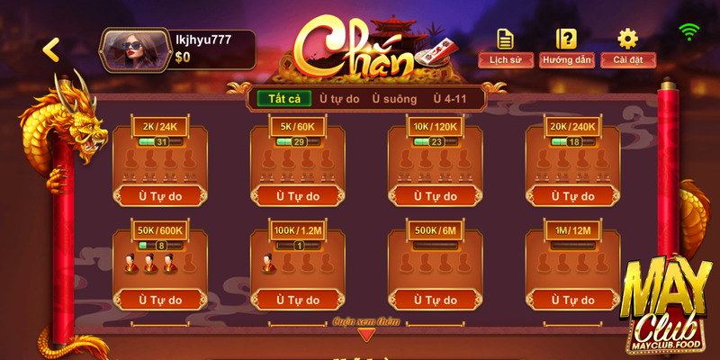 Chắn Mayclub luôn tạo được sức hấp dẫn riêng