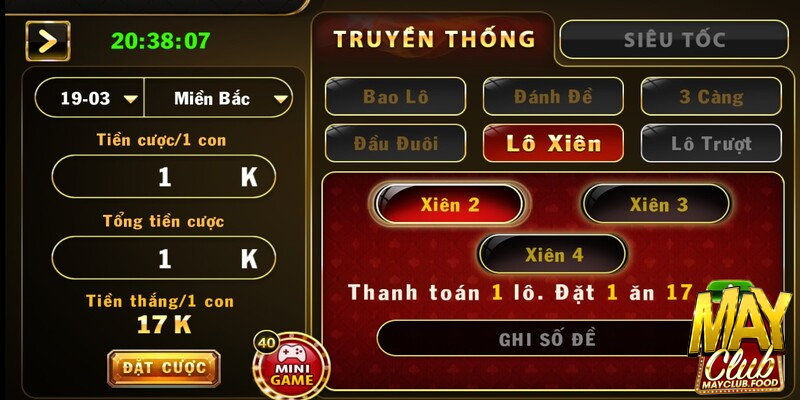 Mẹo chơi Lô đề online Mayclub thắng lớn dành cho anh em mới bắt đầu